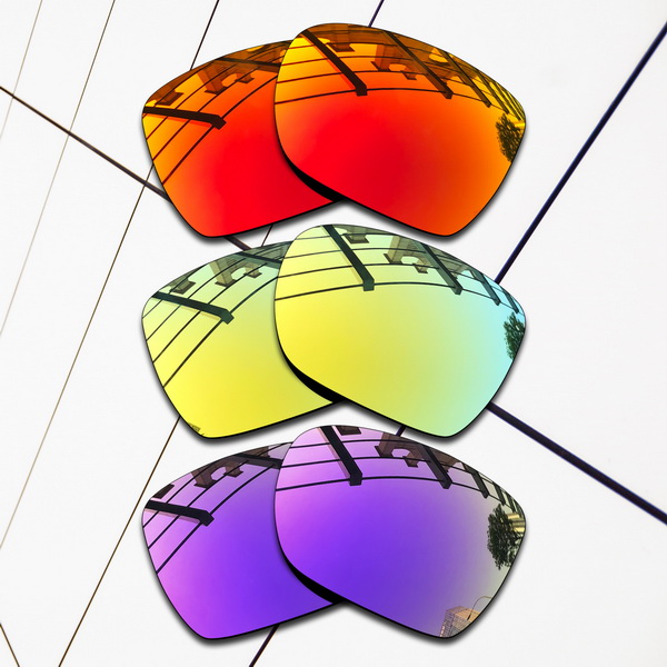 Lunettes de soleil polarisées de remplacement, , verres polarisés pour lunettes de soleil Oakley, différentes couleurs: Fire-24k Gold-Violet
