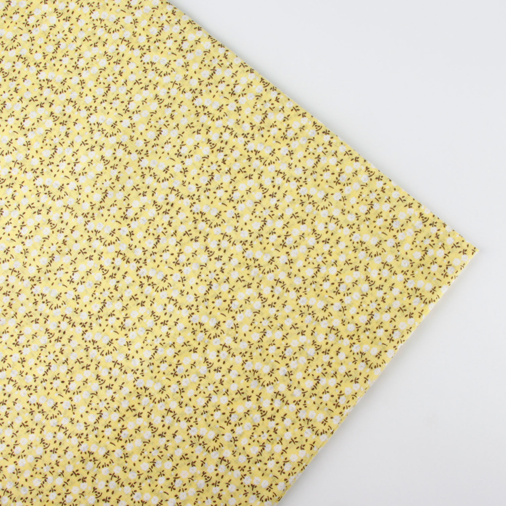 158 cm x medio metro tela de algodón amarillo tela de retazos paquete acolchado tilda tela para coser tela Diy