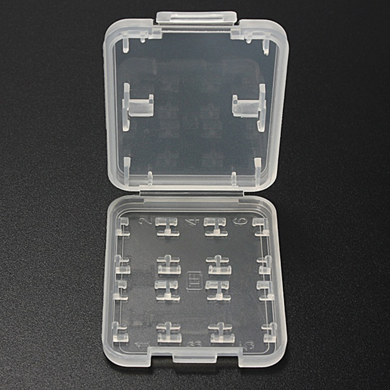 8 In 1 Hard Plastic Memory Card Storage Case Tf Card Micro Sd Winkel Doos Protector Houder Case Voor Sd sdhc Tf MS Stok