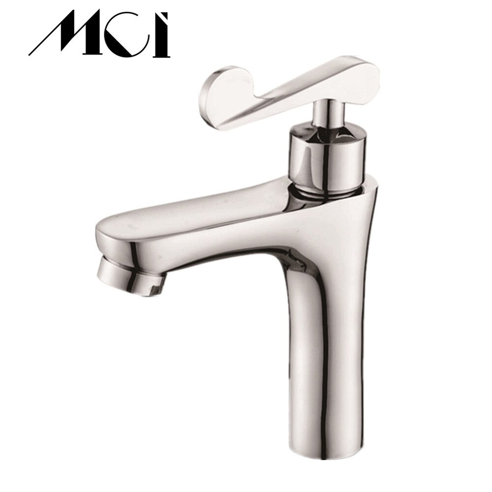 Tall bath sink faucet bathroom basin water mixer tap bathroom single sink faucet Mci