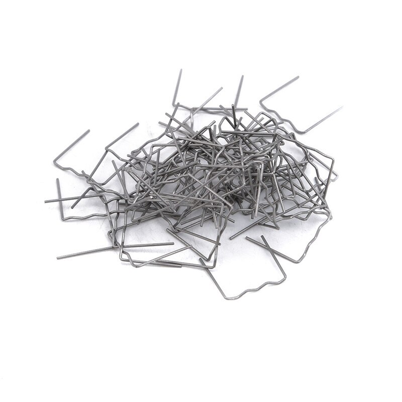 Stapler Thermal Staples Plastic Repair Kit 0.6mm 0.8mm Semi Wave Pre-Cut For Stapler Car Bumper Plastic Welding