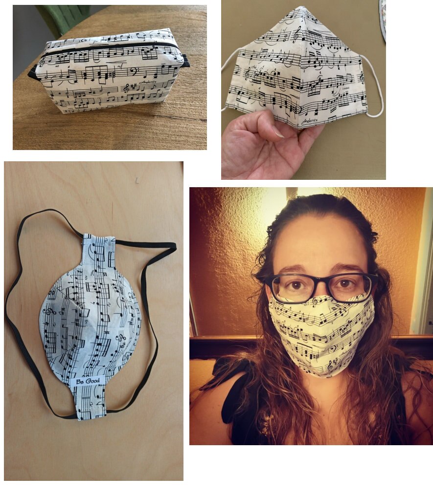 Tessuti in tessuto di cotone con stampa di Nota musicali tessuto economico per maschera larghezza 110cm panno per materiale patchwork cucito fai-da-te