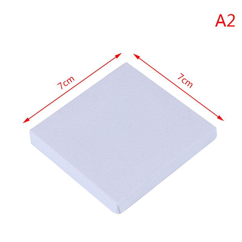 N/A 6Pcs/Set 15c Ini Blank Artist Blank Canvas Frae, 6inch Square