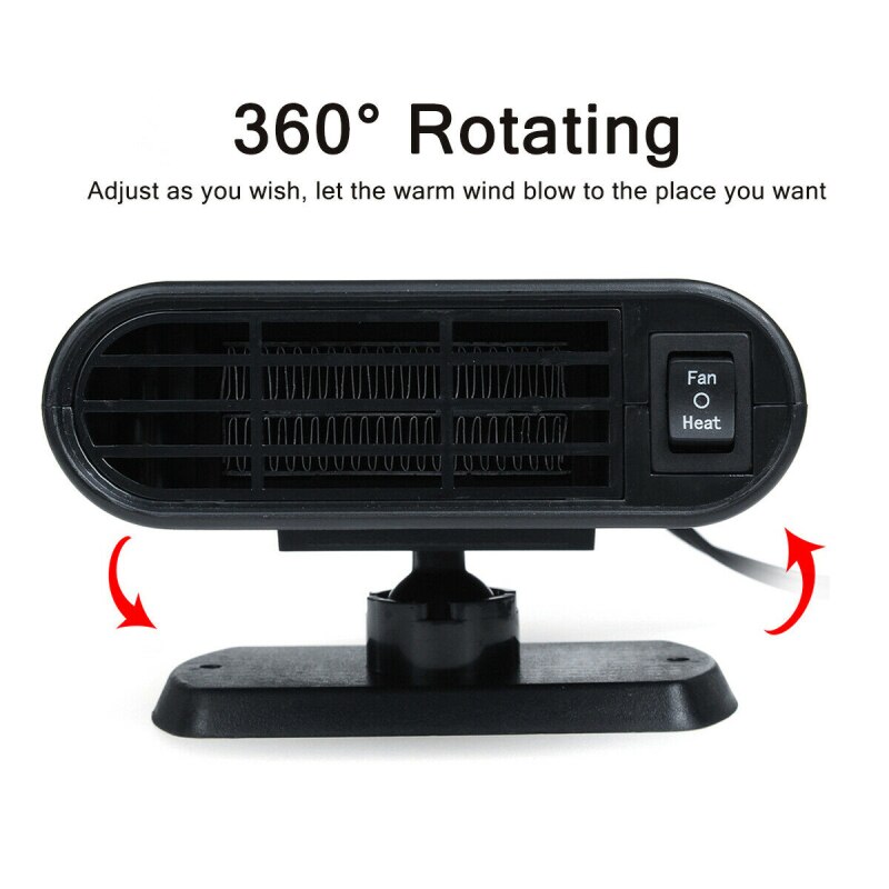 Winter Car Heater Universal 12v Car Window Fan Heater Portable Car Interior Heating Accessories Window Mist Remover Car Heaters