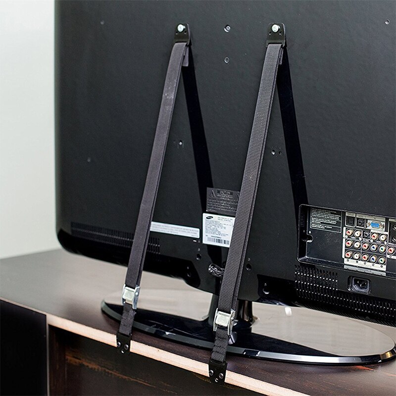 2Pcs/lot Baby Anti-Tip Straps For Flat And Furniture Wall Strap Child Lock From Children Products For Kids Rope Safety Kit