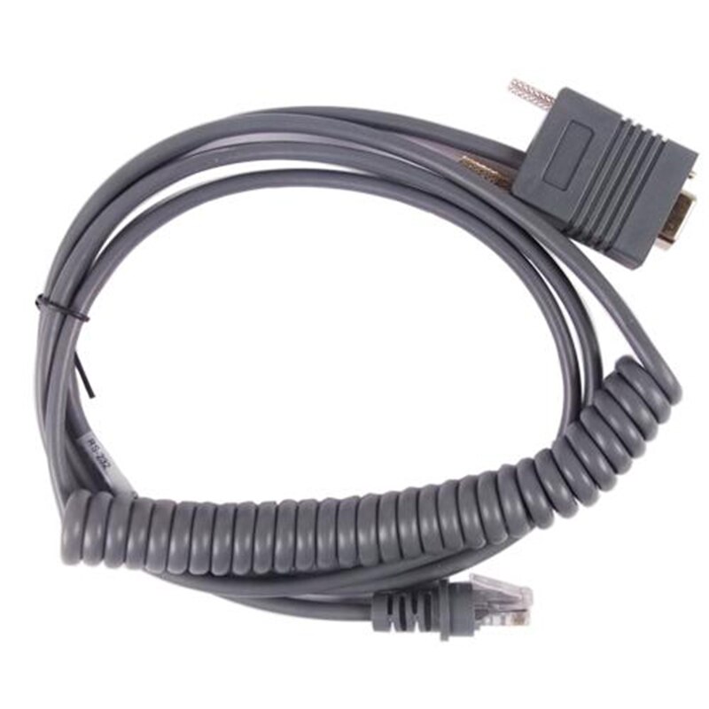 3M RS2 Serial Spring Cable For Honeywell MS7120 MS9540 MS5145 RS232 Barcode Scanner Cable