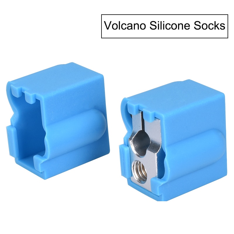 1/2 stks Vulkaan Siliconen Sokken Heater Blok Cartridge Type Siliconen V6 J-head Hotend Bowden/Direct extruder voor 3D Printer onderdelen