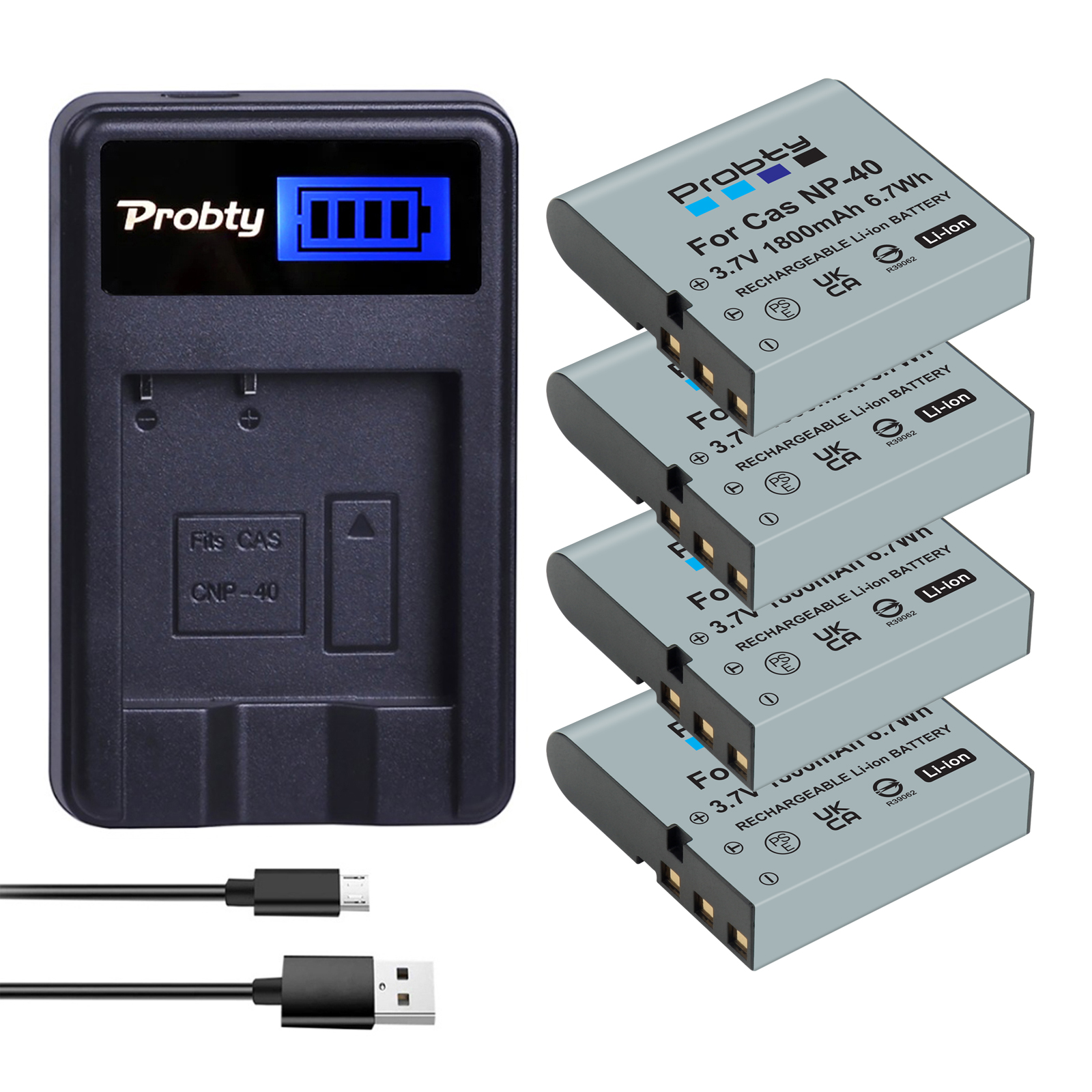 Batería para cámara Kodak AZ362 AZ522 AZ501 AZ526 AZ361 AZ521 AZ422 AZ525 AZ527 AZ528 AZ421, batería de 1800mAh LB-060 LB060 NP-40 NP 40: YELLOW