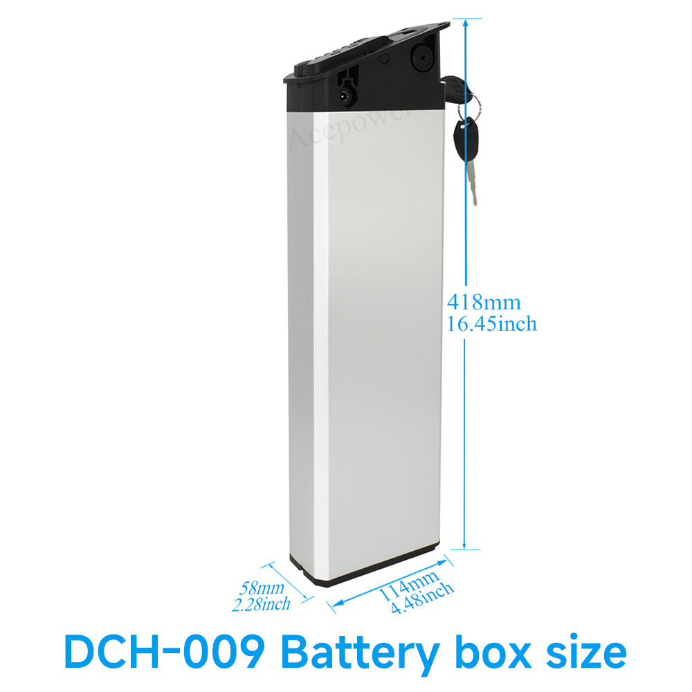 Opvouwbare elektrische fiets accubak behuizing DCH-006 DCH-009 accubak behuizing voor Engwe Samebike MATE X opvouwbare ebike accubak