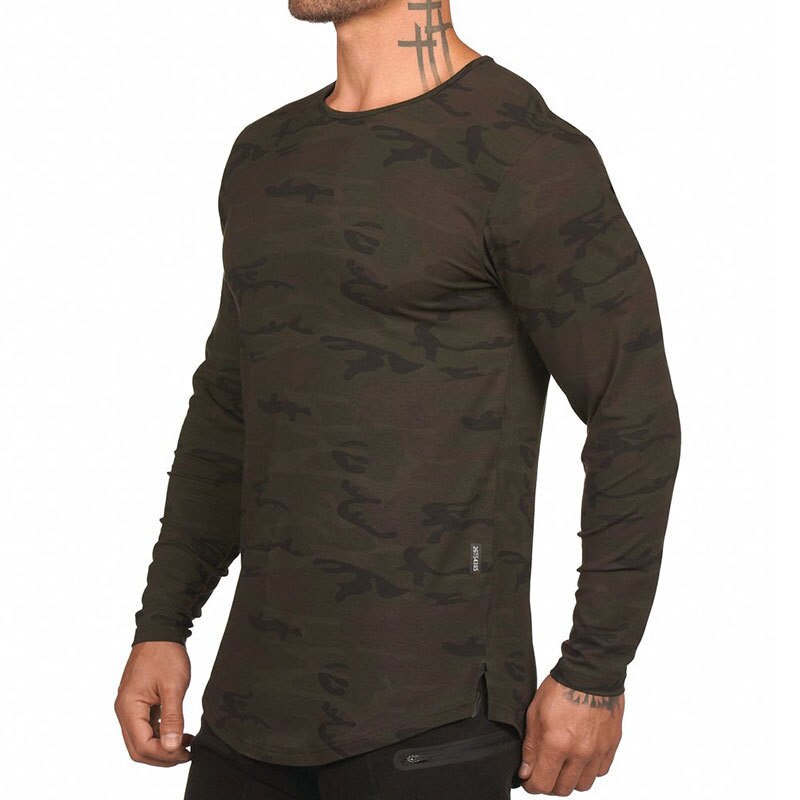 Men Compression Quick Dry Long sleeve T-shirt Man Gym Fitness Running Shirt Men T-shirt Long Sleeve Compression Shirts