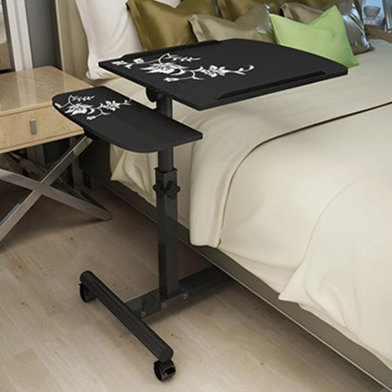 Foldable Computer Table Adjustable Portable Laptop Desk Rotate Laptop Bed Table Can be Lifted Standing Desk 64*40CM
