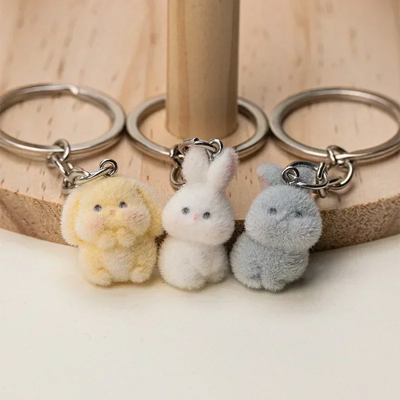 3d tegneserie-flokkende katte og mus-nøgleringe nøglering dyrenøgleringe til kvinder mænd bilnøgler gør-det-selv smykker kawaii kat