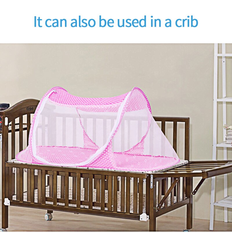 Baby Klamboe Baby Crib Canopy Draagbare Encryptie Opvouwbare Yurt Afscherming Bodemloze Baby Crib Canopy Pasgeboren Bed Cover