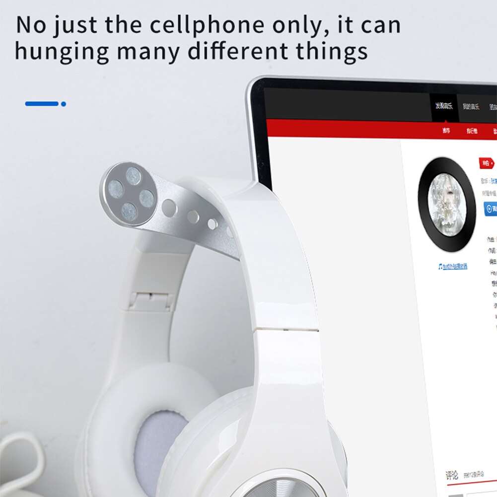 Mobile Phone Holder Portable Adjustable Angle Magnetic Cellphone Mount Dual Screen For Laptop Computer Fixed Clip Foldable