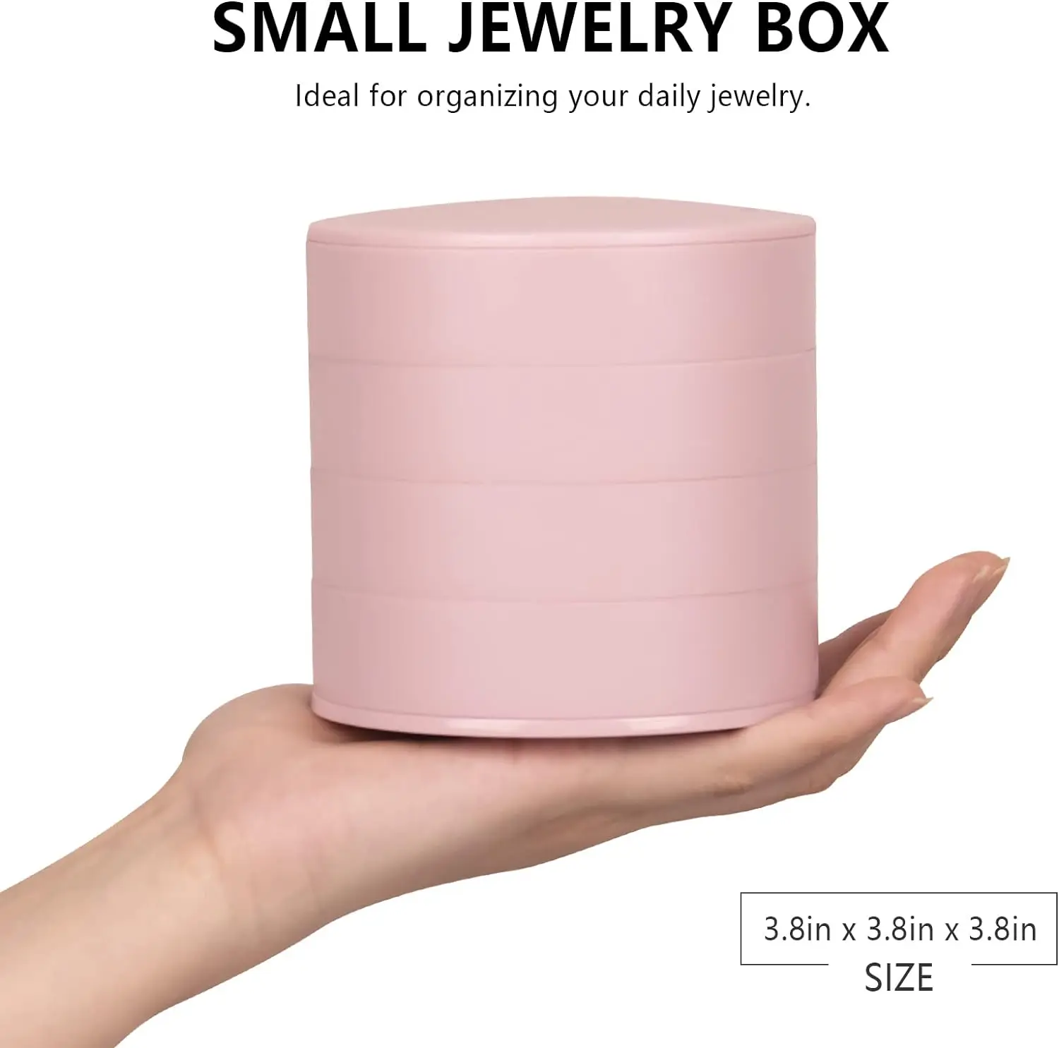 Rotating Layer Box 4 Layers Rotating Jewellery Storage Box Women Neck... – Grandado