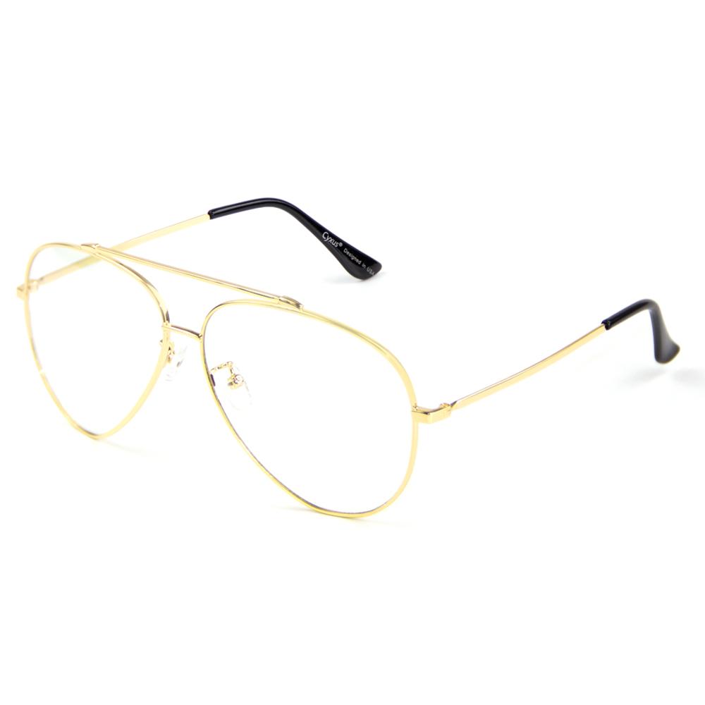 Cyxus Anti lumière bleue ordinateur lunettes Anti yeux fatigue surdimensionné métal cadre unisexe-8805