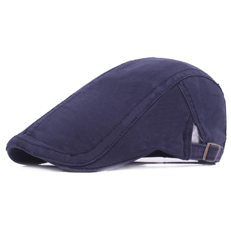 SUOGRY algodón gorras tipo boina para hombres Casual gorros boinas sombreros gorra de