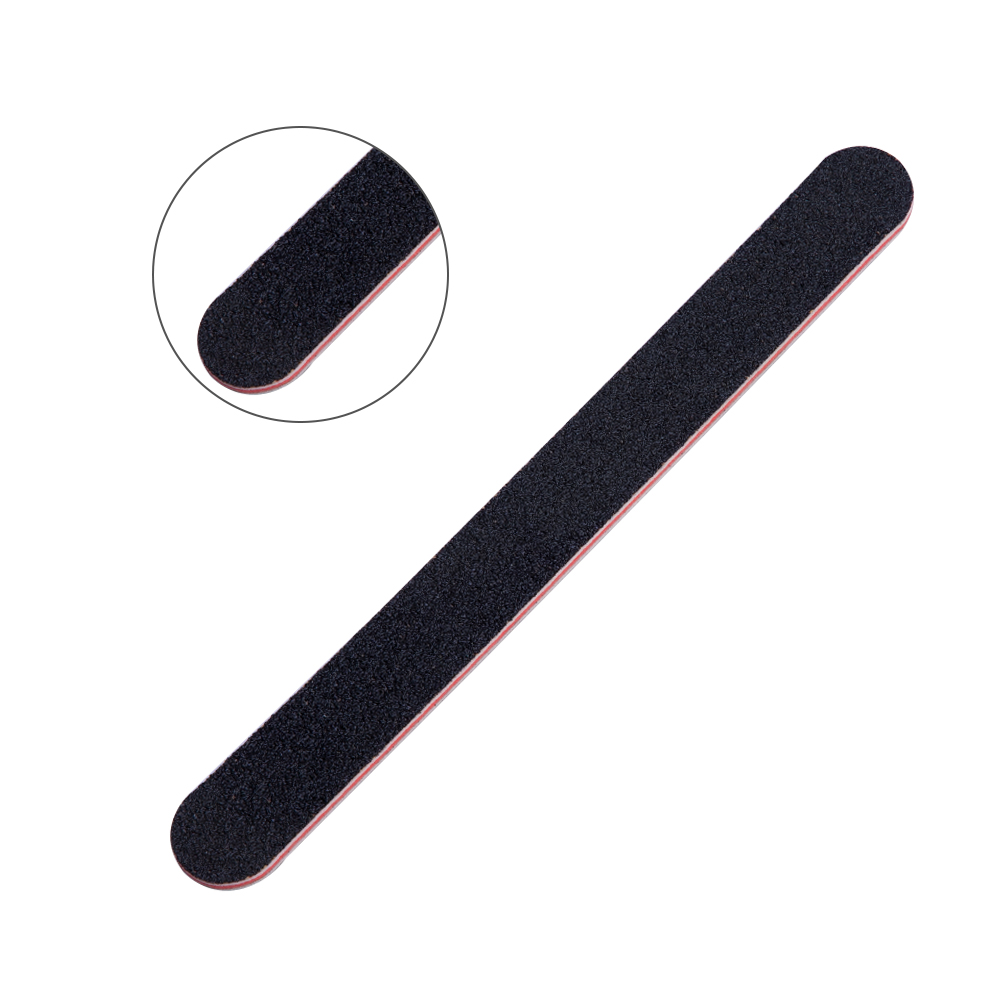 1/5/10pcs Pink Form Nail Buffers Sponge Nail File Buffer Block Polish Manicure Pedicure Sanding Buffer Strips Nail Art Tool: 1Pc Black file