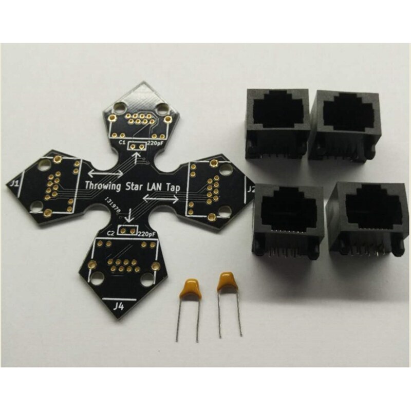 Netzwerkpaket-erfassungstool lan-wurfstern-anleitung zusammengebaut