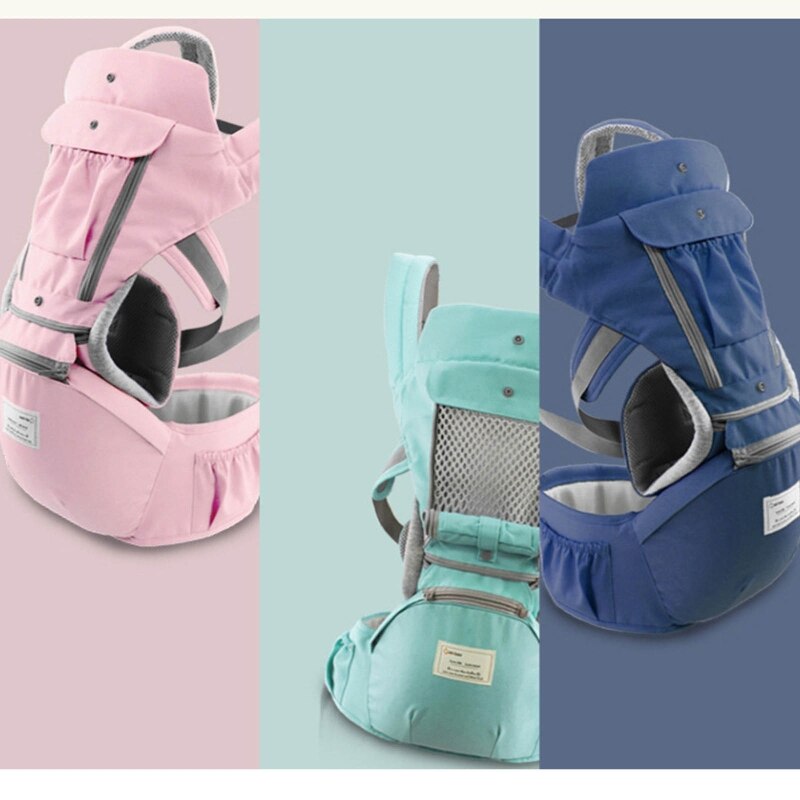 67JC Ergonomische Baby Träger Kleinkind Hipseat Schlinge Vorne Känguru Baby wickeln Halfter Rucksack für Neugeborene Kleinkind Reise