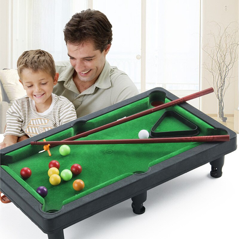 1set Board Games Mini Billiards Snooker Toy Set for Children Parent Child Interaction Game Kids Educational Toys Party Fun Prop