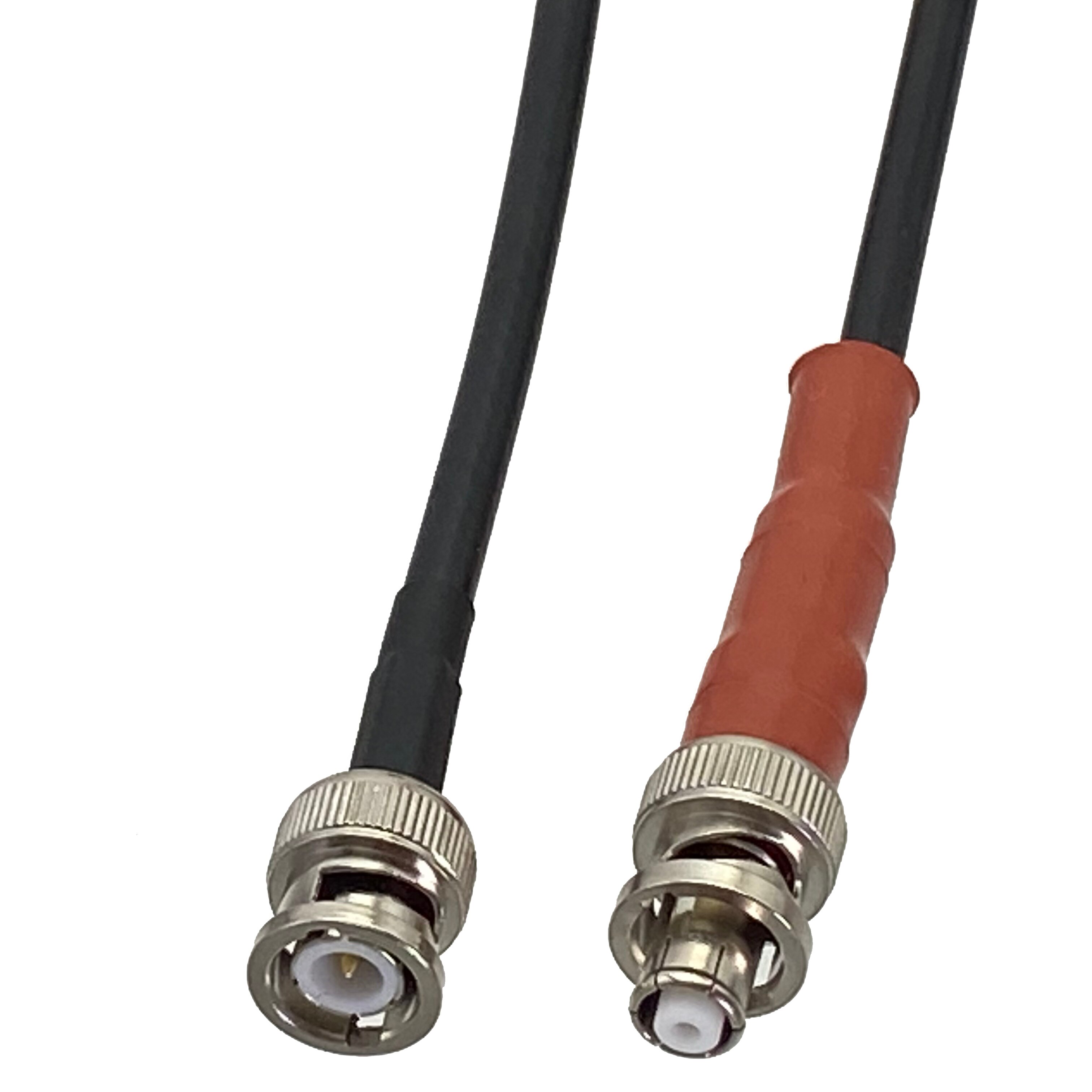1pcs RG58 BNC Male Plug to RP BNC Male Plug SHV 5000V Connector Crimp RF Coaxial Connector Pigtail Jumper Cable 6inch~20M