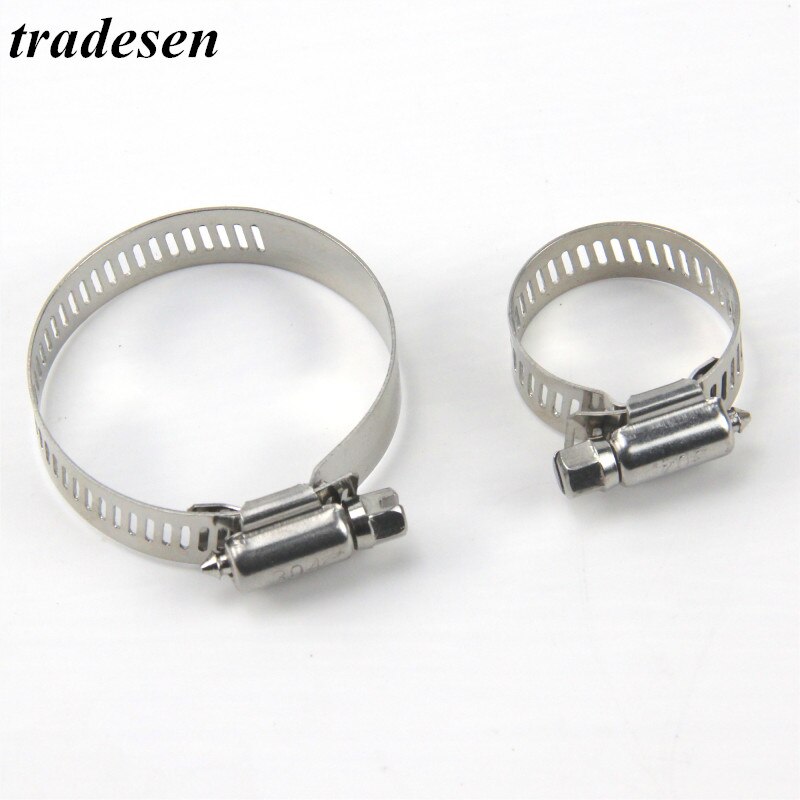 1 or 5pcs Pipe Clamps Genuine Jubilee Stainless Steel Hose Clips Fuel Hose Pipe Clamps Worm Drive Durable Anti-oxidation