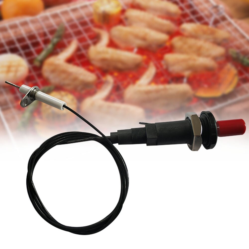Piezo Spark Home Igniter 1 Out 2 For Gas Grill Oven Push Button With Cable Cooking Accessories Outdoor Universal Kitchen BBQ