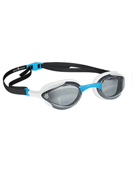 Madwave adulto nuotare Goggle Occhiali anti-nebbia Impermeabile Gara di Nuoto Occhiali Professionale Occhiali da vista di Trasporto libero: Alien-bianca