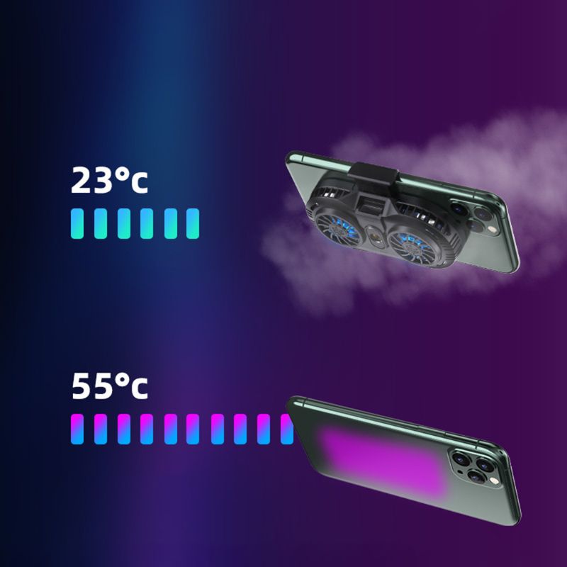 Mobile Phone Radiator Gaming Universal Phone Cooler Portable For -iphone -xiaomi H05A