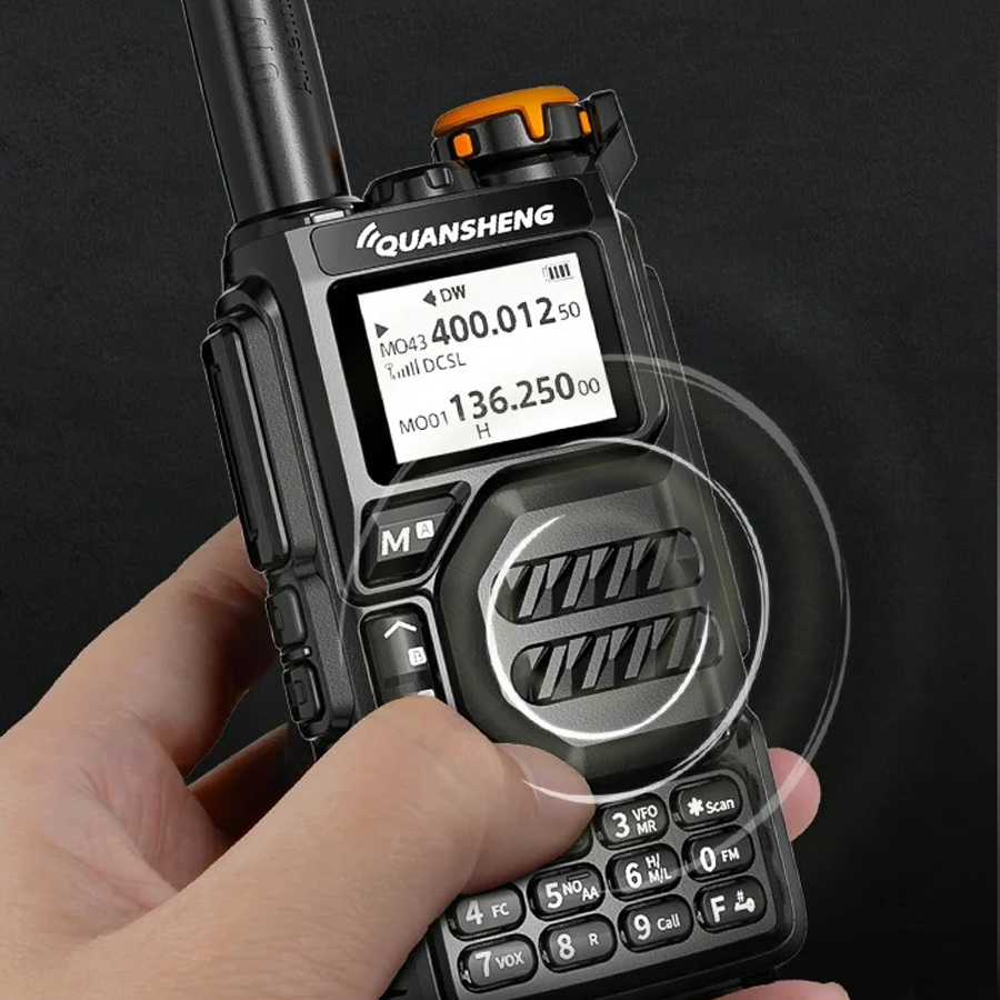 Portable Radio QUANSHENG UV-K5 UHF VHF 5W Wireless Frequency Copy NOAA Scrambler DTMF UV-K58 UV-K6 Two Way Radio