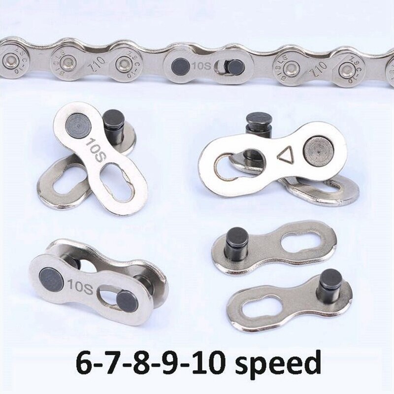10 Pairs Mountain Bicycle Bike Chain Quick Connector Link for Quick Coupling