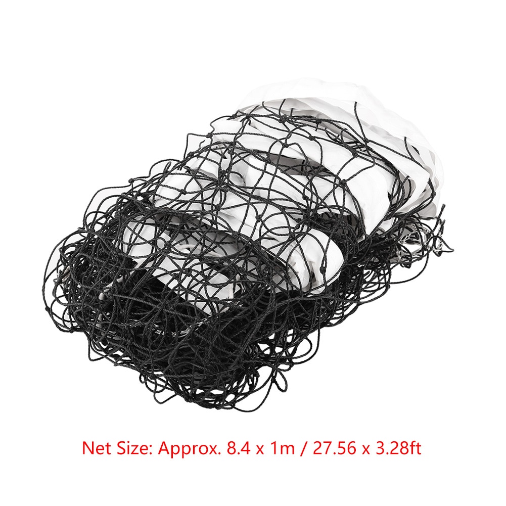 Outdoor Indoor Strand Netting Sport Mesh mit Stahl Kabel und Lagerung Tasche Standard Offizielle Größe Volleyball Net