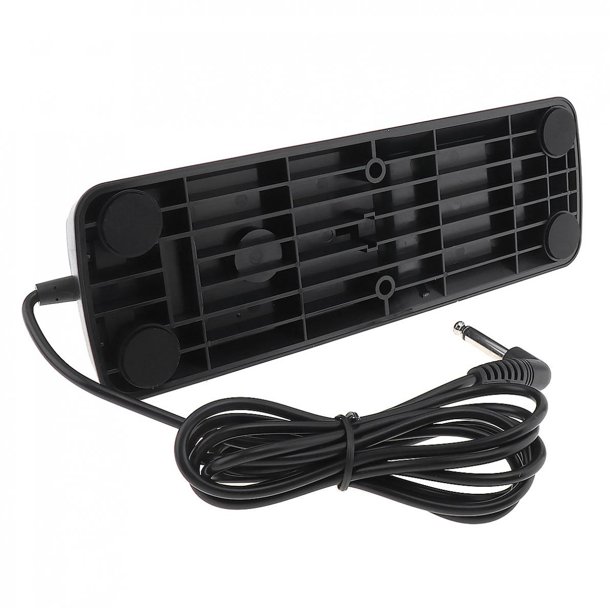 Universal Electronic Organ Piano Keyboard Sustain Pedal Chrome Plated Damper Pedal Musical Instruments with Plastic Shell