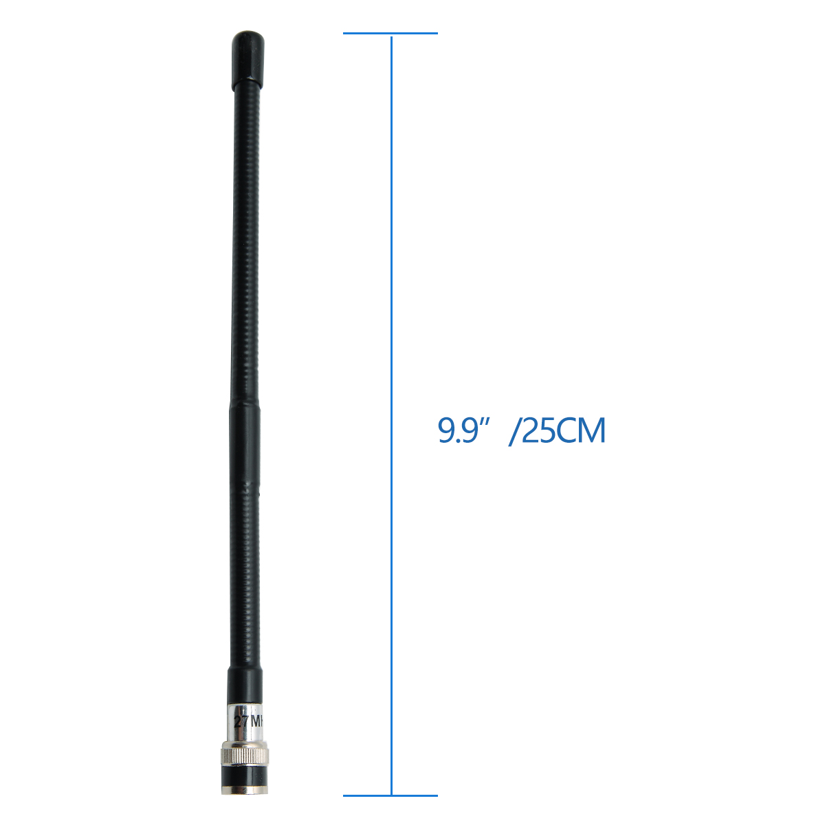 ABBREE 27MHz BNC 23/130cm Antenna for Cobra Midland Uniden Maxon President Anytone Walkie Talkie Portable CB Radio