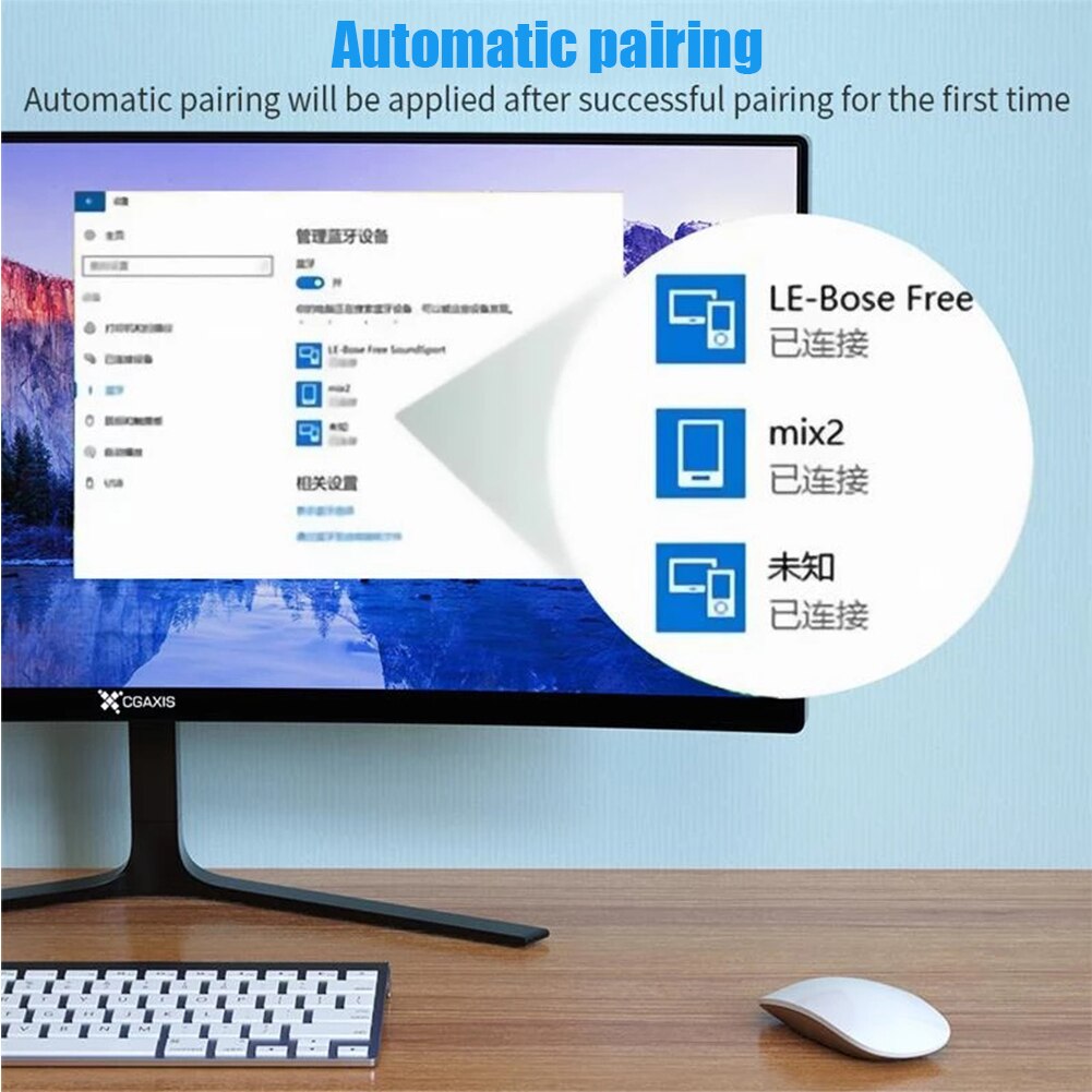 USB Bluetooth-compatible 5.0 Adapter Receiver Realtek Wireless Dongle 4.0 Music Mini Transmitter for Automobile Car Stereo Auto
