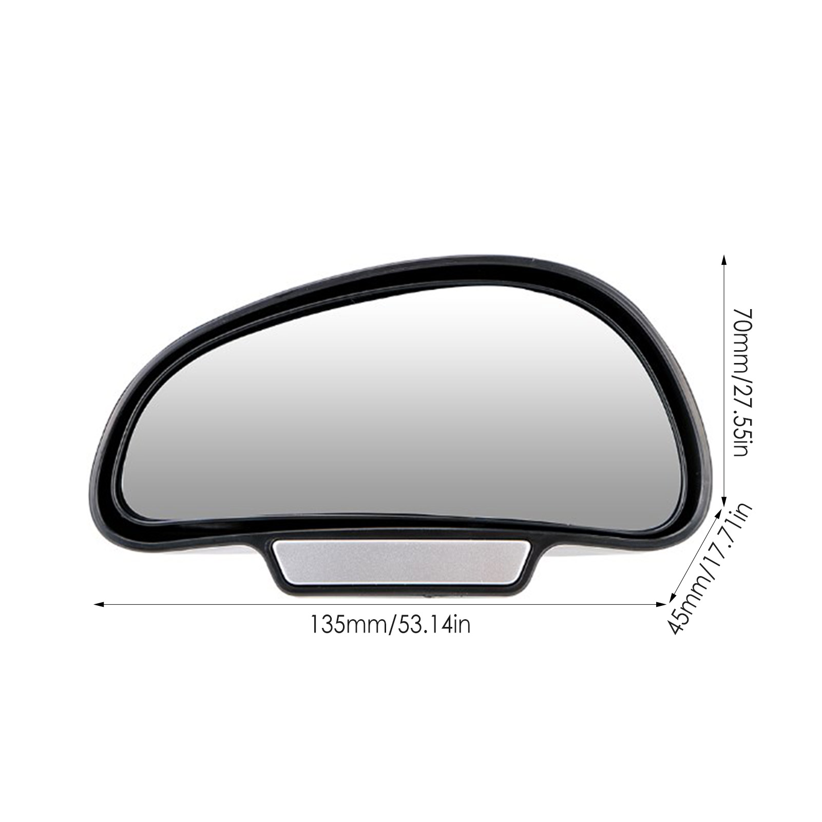 Car Blind Spot Mirror 360-degree Adjustable Blindspot Mirror Side Mirror Rearview Auxiliary Mirror Driving Safety For Cars SUVs
