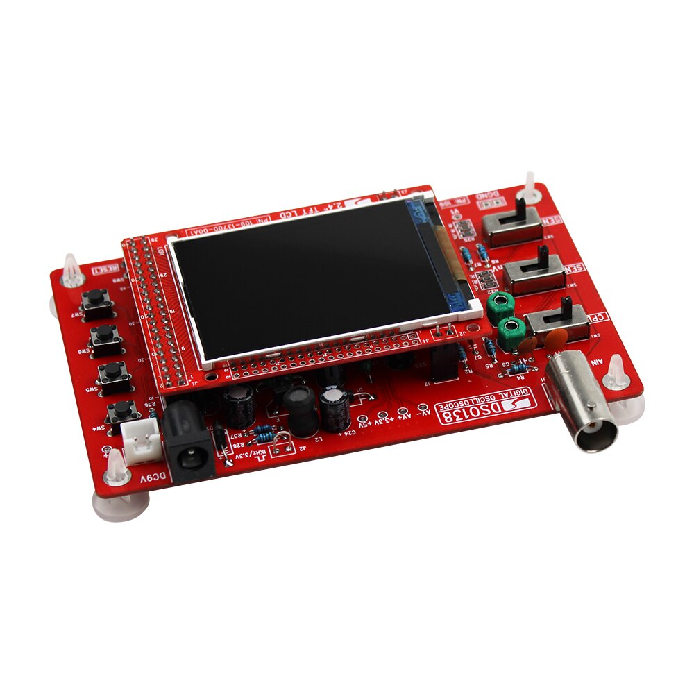 DSO138 Digital Oscilloscope 2.4&quot; TFT Handheld Pocket-size Digital Oscilloscopes DIY Parts For Oscilloscope Electronic Learning