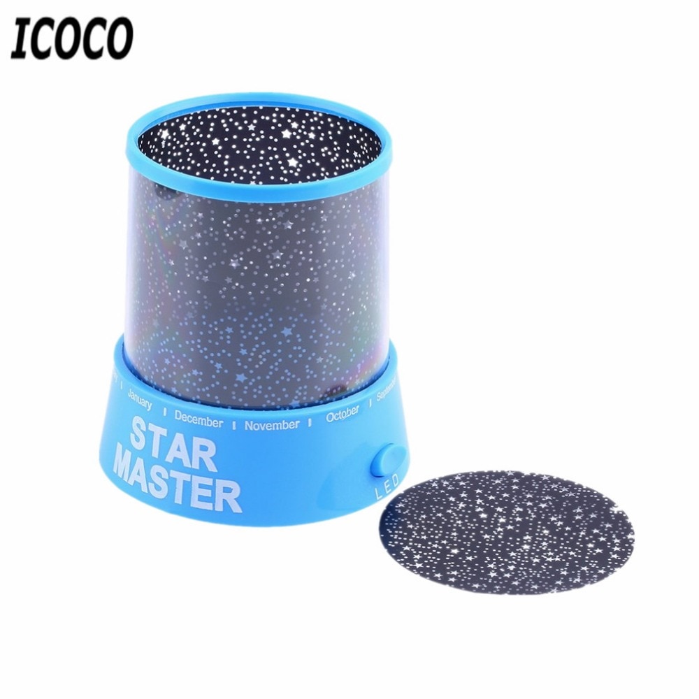 LED Night Light Projector Starry Sky Star Master Projection Lamp Children Kids Baby Sleep Romantic Led Projection Lamp Light