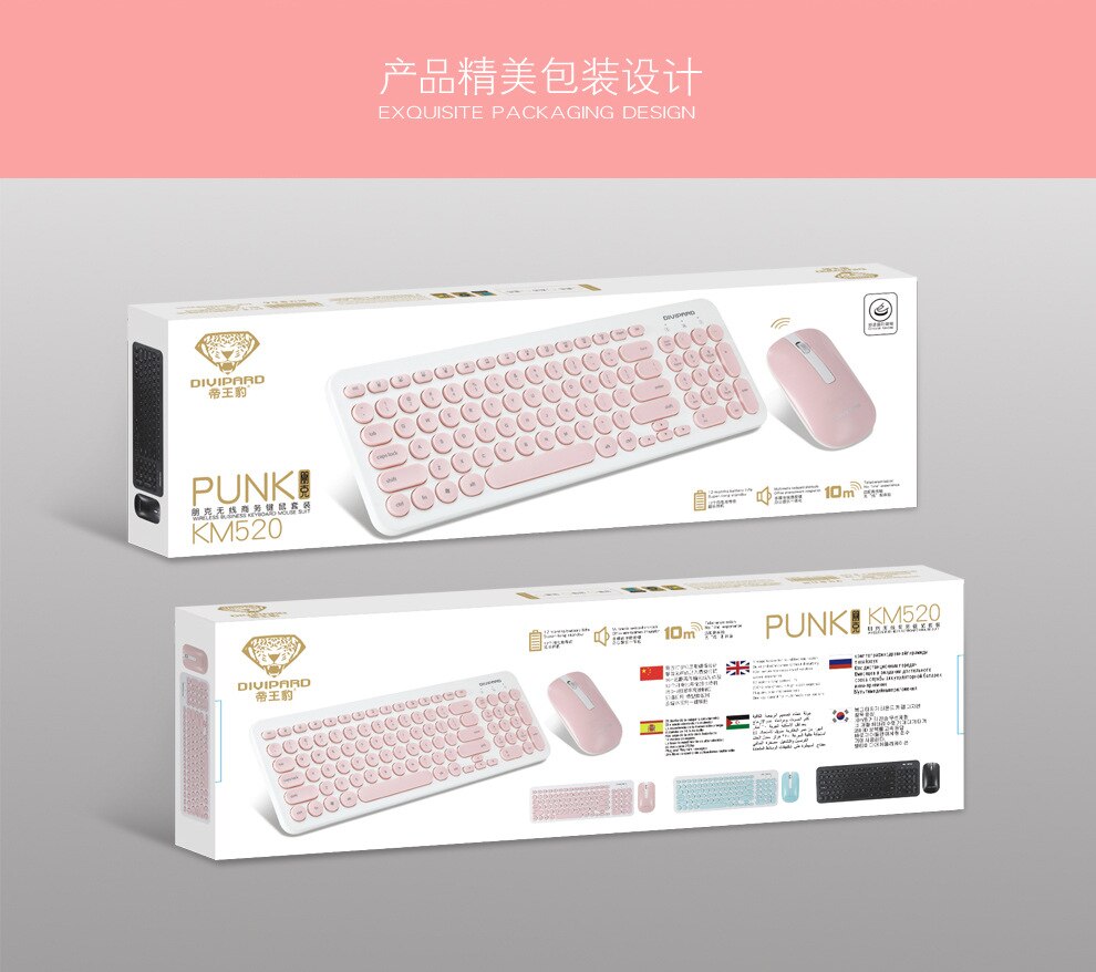 Draadloze 2.4g usb computermuis toetsenbordset usb ergonomische dempende laptopmuis notebook mini optisch toetsenbord toetsenbord muizen klein