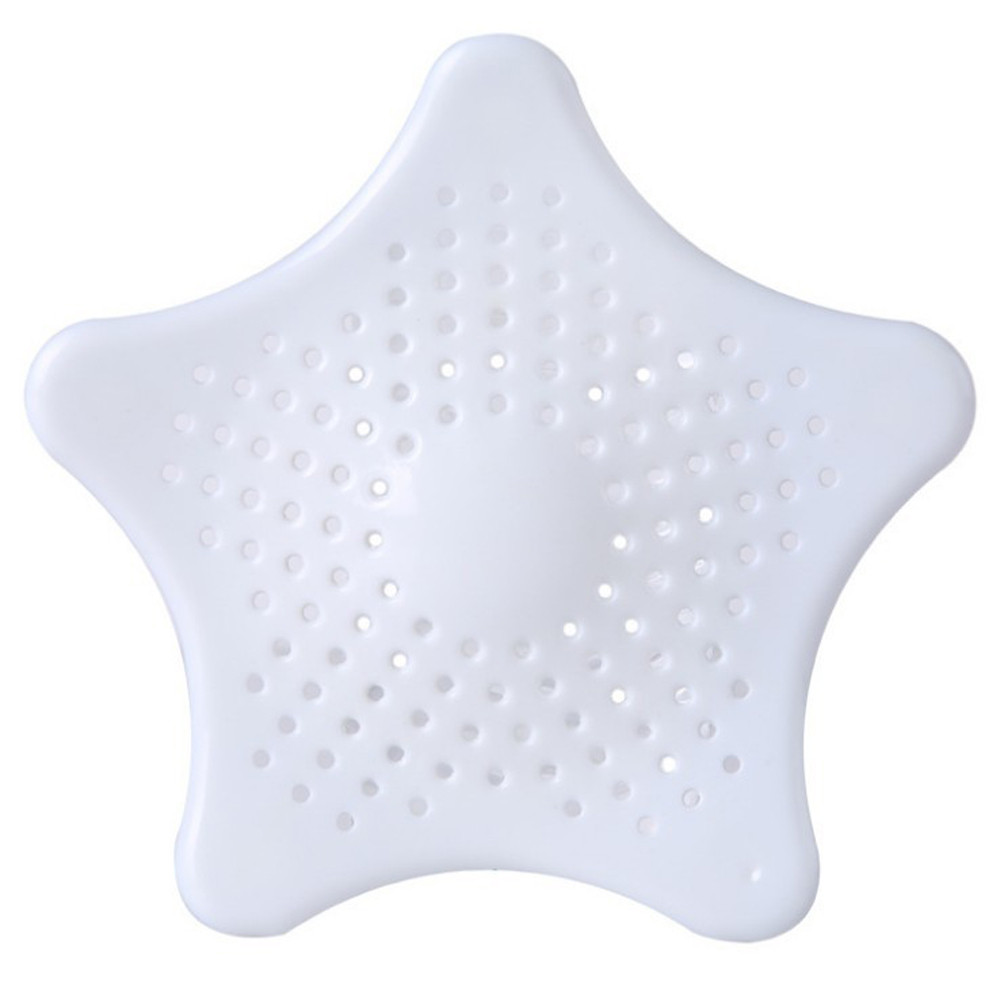 filtre à cheveux pour salle de bain, attrape-cheveux, bouchon de bain, filtre d'évier, douche, accessoires pour la maison: White 