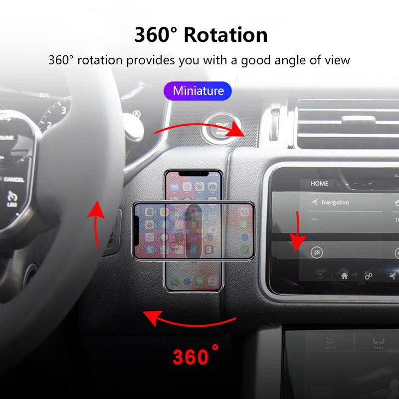 Upgraded Magnetic Suction Magnetic Phone Holder Bracket With 6 Super Strong Magnets Universal For Home Office Car Dashboard