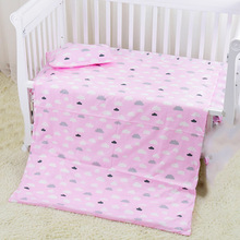 100*130cm baby dynebetræk til piger og drenge bomuldsseng seng tegneserie baby sengetøj dynebetræk uden fyldstof
