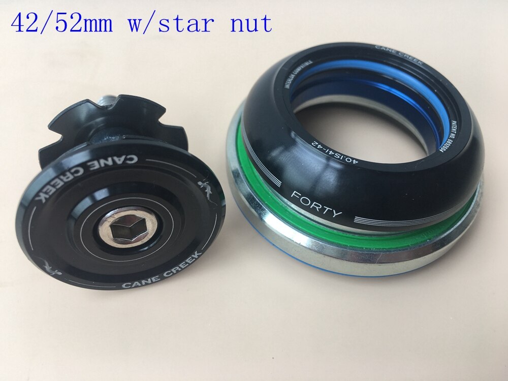 Cane Creek Forty 40 IS42 41.8/28.6 IS52/40 Tapered Bicycle Headset Star Nut Expander: 42 52 Star Nut