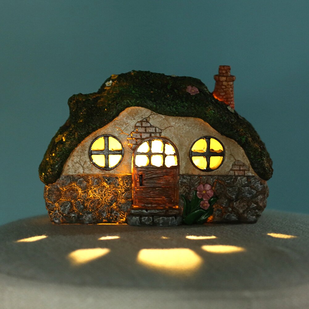 Solar Terras Outdoor Decoratie Verlichting Fairytale Huis Led Tuin Licht