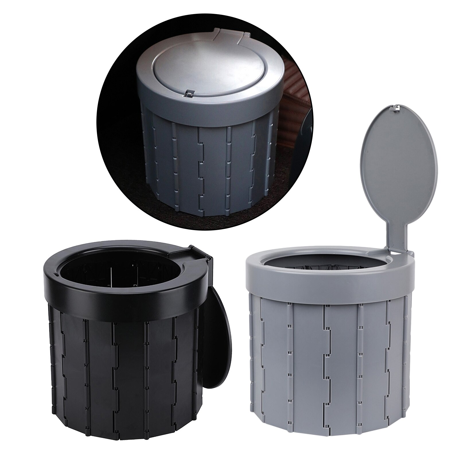 Draagbare Vouwen Wc, Opvouwbare Effen Camping Toilet Seat, Potje Auto Wc, Outdoor Wc Kruk Met Cover, verharder