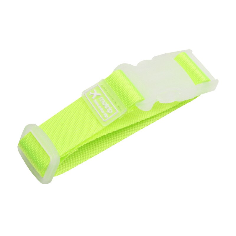 8 Colors Adjustable Nylon Lock Travel Luggage Straps Belt Protective Travel Accessories Suitcase Packing Belt Hanging Buckle: Green