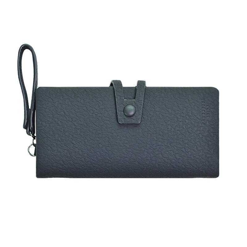 Mass Ms. Long Wallet Multifunctional Students Simple Purse Wallet women wallets: Black