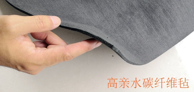 Électrode en Graphite de Fiber de carbone, cellule de flux en feutre de carbone