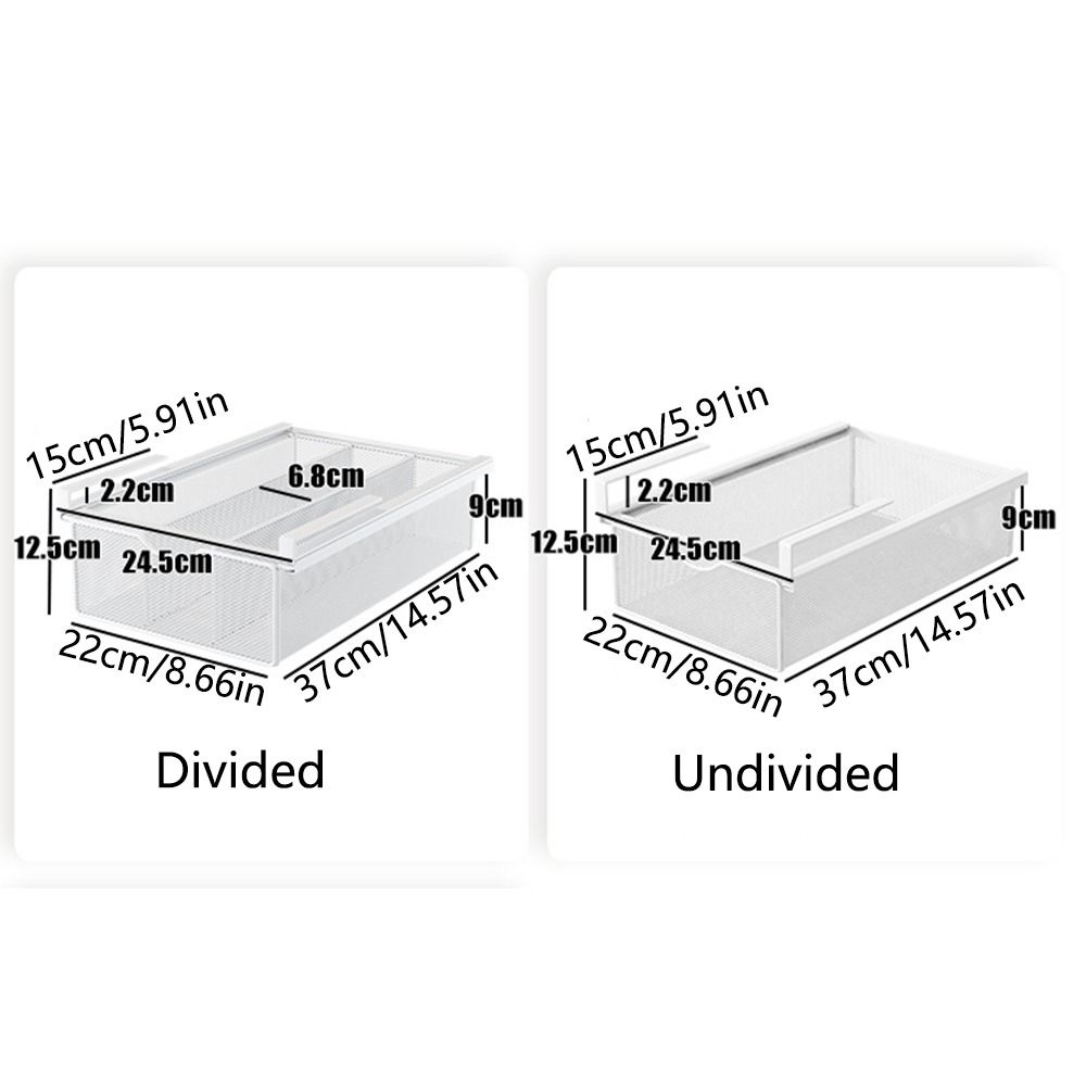 Pull-out Partition Cabinet Mesh Drawer Breathable Smooth Slide Closet Hanging Basket Large Load Bearing Space Saver